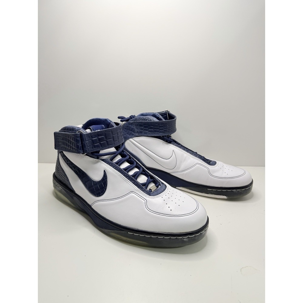 Nike Air Force 25 Supreme Crocodile Navy White 315015-942 Size 15.5 Rare Vintage